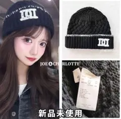 ダーリッチ darich DDロゴバスケットニットビーニー 帽子 ブラック