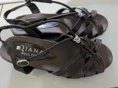 【美品】DIANA WELL FIT サンダル ブラウン（S）のサムネイル