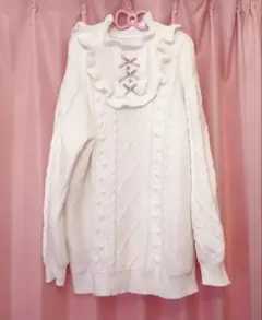 ハニーシナモン ニットワンピース