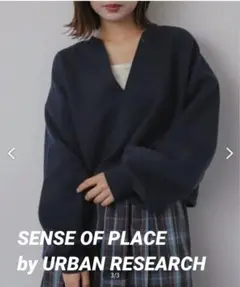 SENSE OF PLACE ボリュームスリーブクロップドトップ