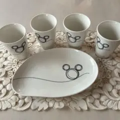 ミッキーマウス 食器セット 陶器製