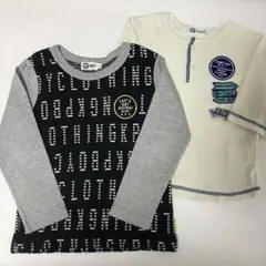 KP BOY 100cm 長袖カットソー　7分袖Tシャツ　2点セット　まとめ売り