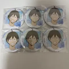 ハイキュー 水遊び 缶バッジ 山口忠