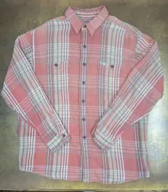 ポロ　ラルフローレン ピンクチェックシャツ 100%コットン