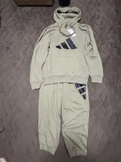 adidas ベージュ ジャージ上下セット
