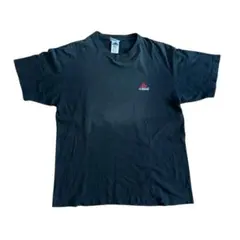 ニ*ス様 90s adidas 黒 Tシャツ Lサイズ ワンポイントロゴ
