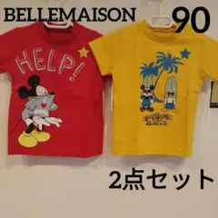 【90】BELLEMAISON　ベルメゾン　ディズニー　Tシャツ　2点セットのサムネイル