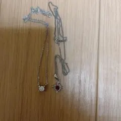 ネックレス2点セット　1つシルバー刻印有り　ファッション　綺麗
