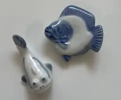 箸置き 4個セット 魚モチーフ 花柄 陶器製 - メルカリ