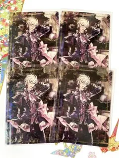 アイナナ 8周年 ホログラムクリアカード 九条天 4枚