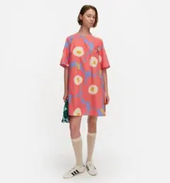 marimekko マリメッコKukkiva Unikko ワンピース