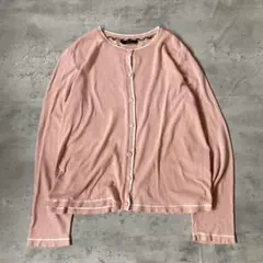 DAKS ダックス　カーディガン　トップス　長袖　ピンクのサムネイル