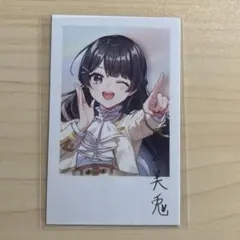 にじさんじ 月ノ美兎 箔押し複製サイン入りチェキ風カード 6周年