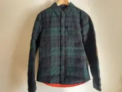 RALPHLAUREN ブラックウォッチ エルボーパッチ ダウンシャツジャケット