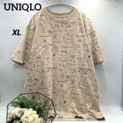 UNIQLO【ユニクロ】グラフィックプリント　総柄Tシャツ　オーバーサイズ　XL