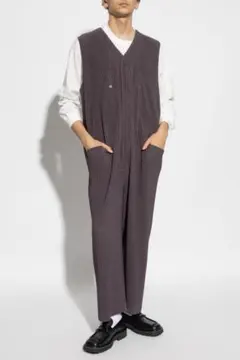 オムプリッセ イッセイミヤケ ジャンプスーツ つなぎ 消しパン型 サイズ3 ISSEY MIYAKE - 【美品】オムプリッセ イッセイミヤケ 24SS