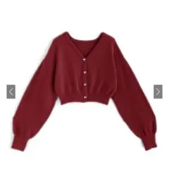 ラメニット カーディガン