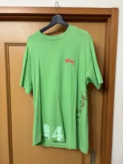 Stussy グリーン Tシャツ　シャドーマンのサムネイル