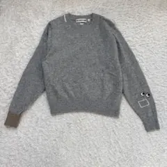 UNIQLO×ANYA プレミアムラムクルーネックセーター グレー　S