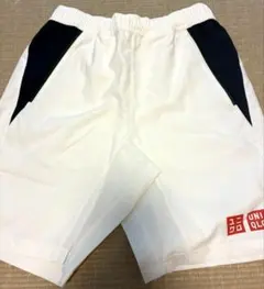 ユニクロ　NKドライショートパンツ/錦織 圭選手モデル　白　XSサイズのサムネイル