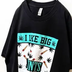 アルスタイルアパレル ブラント デカロゴ Tシャツ ブラック黒L古着