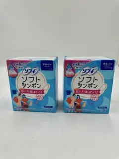 ソフィ ソフトタンポン 普通の日用 レギュラー 34個入 2箱セット