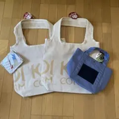 カルディ　2026食品福袋トートバッグ ・コーヒー福袋のエコバッグ、手ぬぐい