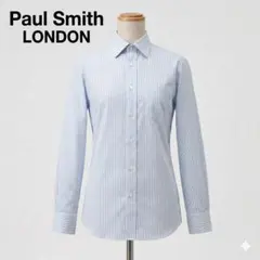 Paul Smith LONDON ストライプ長袖シャツ Mサイズ コットン古着