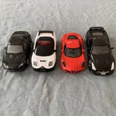 プルバックカー　4台セット　ミニカー