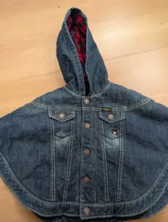 DOUBLE.B デニム ポンチョ