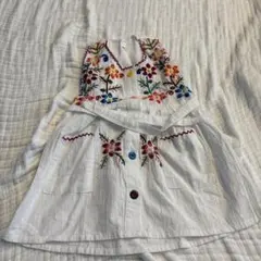 花柄刺繍ワンピース 90のサムネイル