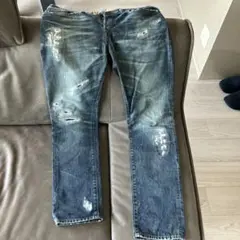 ディーゼル　ダメージ加工 スリムフィット デニムパンツ