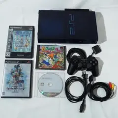 【すぐ遊べる】PS2本体＋コントローラー＋ソフト4本セット