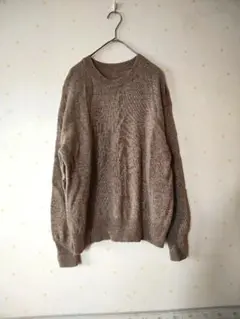 試着のみ無印良品ウールニットセーター Lサイズ
