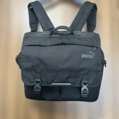 プーマ PUMA 塾バッグ リュック バックパック 横長 ブラック