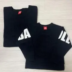 BABYDOLL トレーナー 親子ペア 2着セット 【XL.100】