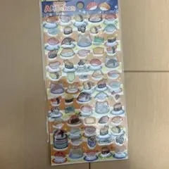 平成レトロ クーリア ぷっくり ラメ あめちゃんシール　寿司　クーリア