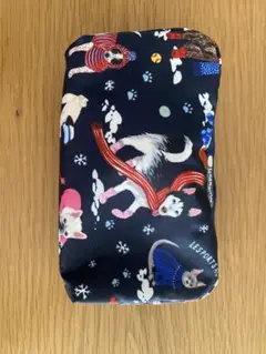 LeSportsac 犬イラスト ポーチ ネイビー
