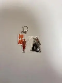 銀魂 神威 キーホルダーとメタルチャームストラップ
