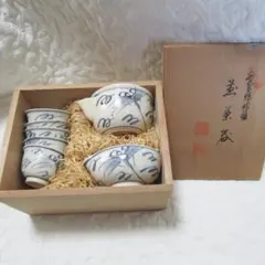 【京焼/完備品】安南蜻蛉/煎茶器揃/宝瓶/湯冷/煎茶碗5客/共箱入り/東岳/洞軒