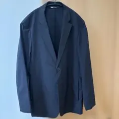 【美品】セオリー×UNIQLO ブラックテーラードジャケット M