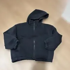 ZARA ブラックフードパーカー サイズ8