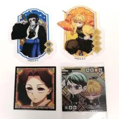 【獪岳・我妻善逸】ステッカー・シール4点セット