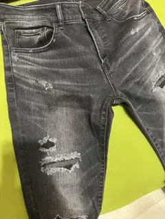 AZUL by MOUSSY ダメージデニム L drip