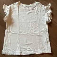 ちゃんつ様専用⭐︎GU フリル袖 ホワイト Tシャツ 130