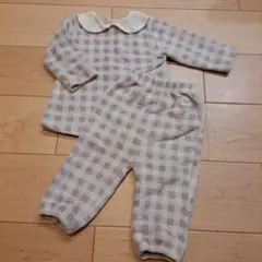 Tete a Tete ベビーパジャマ 80サイズ チェック柄