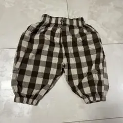 ikncoco チェックバルーンパンツ