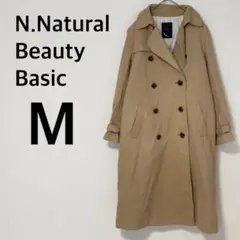 Ｎ. ナチュラルビューティーベーシック トレンチコート ベージュ コットン M