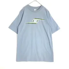 3138　00s NIKE ナイキ　ビッグプリント　半袖　Tシャツ　グレー