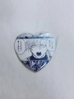 魔男のイチ ハート缶バッジ TSUTAYA ゴクラク